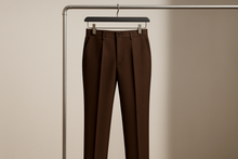 Load image into Gallery viewer, GUABELLO WOOL BROWN DRESS PANT