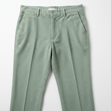 Load image into Gallery viewer, Hiltl soft sage green corduroy trouser
