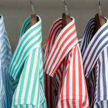 Load image into Gallery viewer, Mint Awning Stripe Shirts
